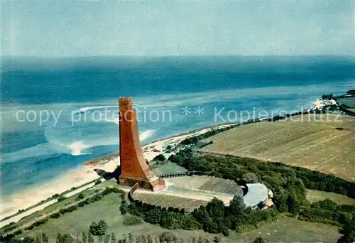 AK / Ansichtskarte Laboe Marine Ehrenmal Fliegeraufnahme Laboe