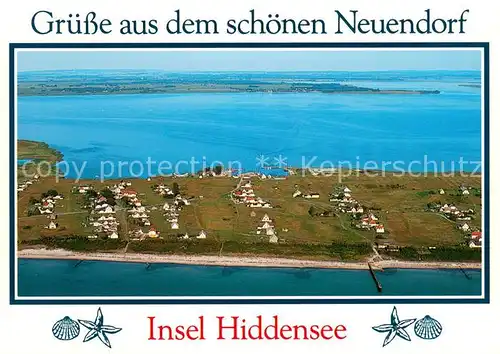 AK / Ansichtskarte Insel_Hiddensee Fliegeraufnahme Insel Hiddensee