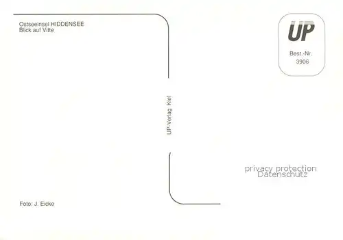 AK / Ansichtskarte Vitte_Hiddensee Fliegeraufnahme Vitte Hiddensee