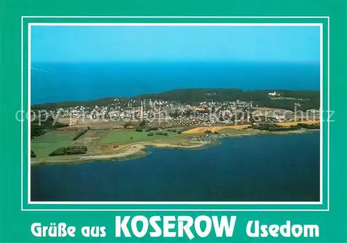 AK / Ansichtskarte Koserow_Ostseebad_Usedom Fliegeraufnahme Koserow_Ostseebad_Usedom