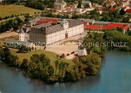 AK / Ansichtskarte Schleswig_Schlei Schloss Gottorf mit Burgsee Fliegeraufnahme Schleswig_Schlei