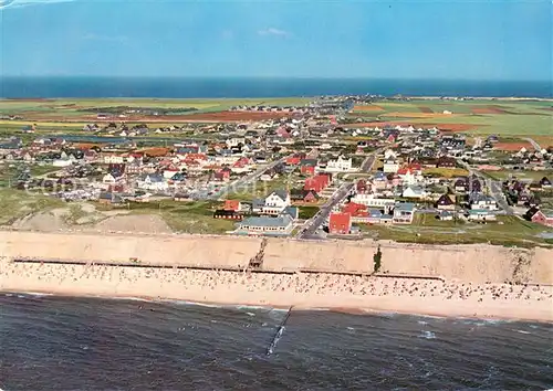 AK / Ansichtskarte Wenningstedt_Sylt Fliegeraufnahme Wenningstedt_Sylt