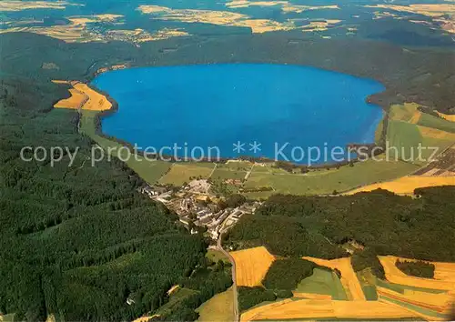 AK / Ansichtskarte Maria_Laach_Glees Abtei Fliegeraufnahme Maria_Laach_Glees