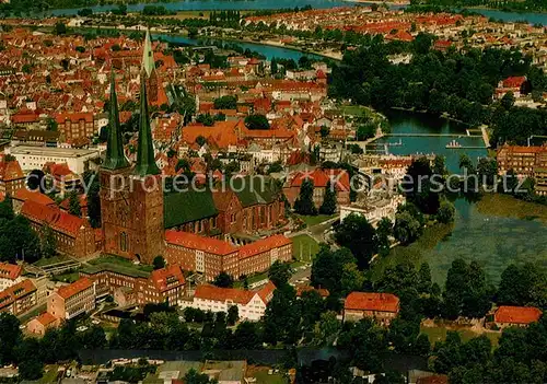 AK / Ansichtskarte Luebeck Fliegeraufnahme Luebeck