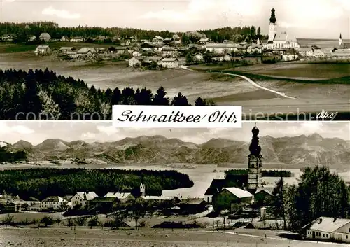 AK / Ansichtskarte Schnaitsee Panorama Schnaitsee