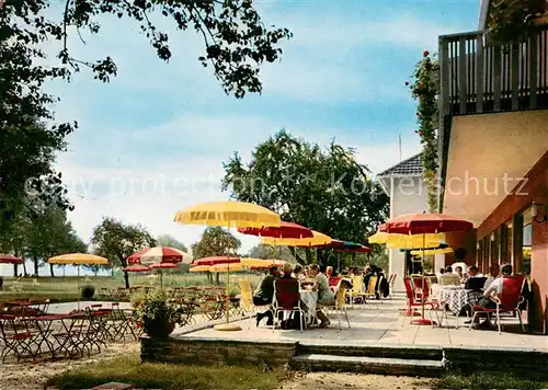 AK / Ansichtskarte Hemmenhofen Hotel Hoeri Terrasse Hemmenhofen