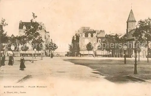 AK / Ansichtskarte Saint Nazaire_Loire Atlantique Place Marceau Saint Nazaire