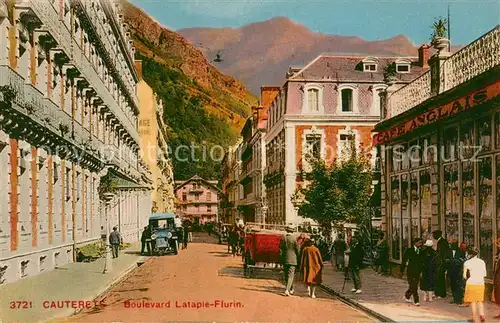 AK / Ansichtskarte Cauterets Boulevard Latapie Flurin Cauterets