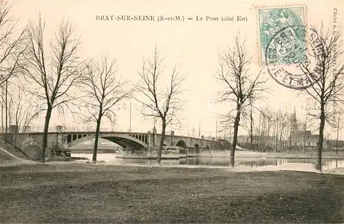 AK / Ansichtskarte Bray sur Seine Le Pont Bray sur Seine