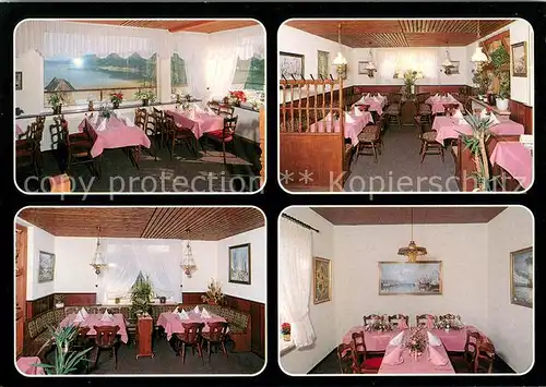 AK / Ansichtskarte Wrohe_Westensee Hotel Restaurant Zum Fischmeister Gastraeume Wrohe_Westensee