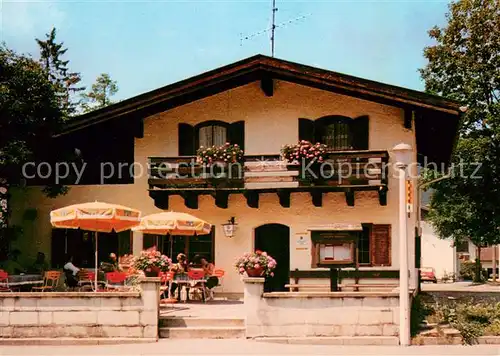 AK / Ansichtskarte Mittenwald_Karwendel_Tirol Hubertusklause Mittenwald_Karwendel