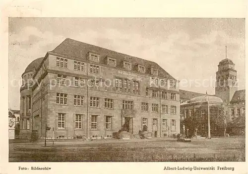 AK / Ansichtskarte Freiburg_Breisgau Albert Ludwigs Universitaet Freiburg Breisgau