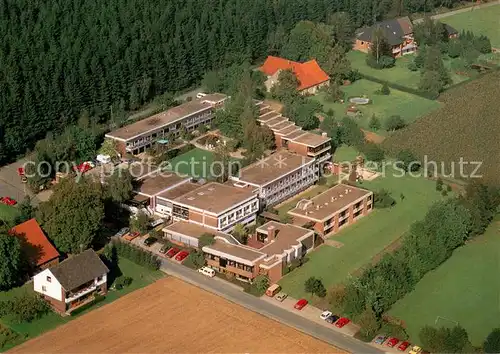 AK / Ansichtskarte Huellhorst Haus Reineberg Fliegeraufnahme Huellhorst