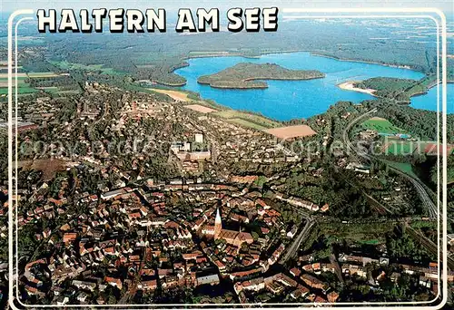AK / Ansichtskarte Haltern_See Fliegeraufnahme Haltern See