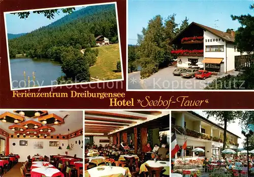 AK / Ansichtskarte Rothau_Tittling Ferienzentrum Dreiburgensee Hotel Seehof Tauer Rothau Tittling