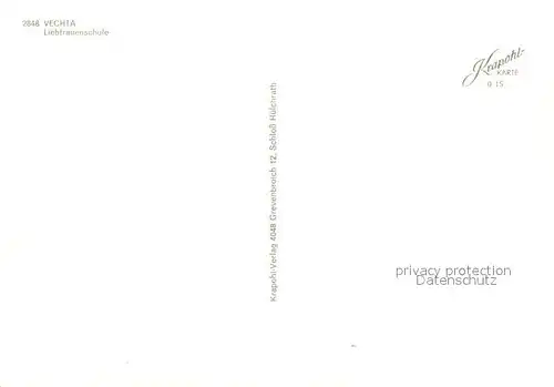 AK / Ansichtskarte Vechta Liebfrauenschule Vechta