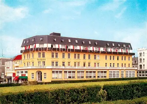 AK / Ansichtskarte Borkum_Nordseebad Haus Rote Erde Borkum_Nordseebad