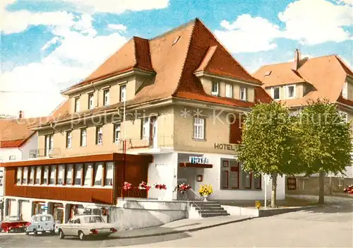 AK / Ansichtskarte Schonach_Schwarzwald Hotel Lamm Schonach Schwarzwald