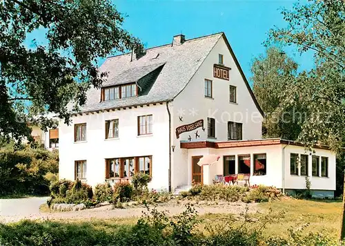 AK / Ansichtskarte Simmern_Hunsrueck Hotel Garni Haus Vogelsang Simmern Hunsrueck