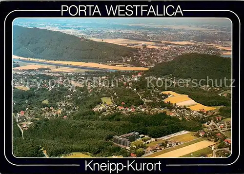 AK / Ansichtskarte Porta_Westfalica Fliegeraufnahme Porta_Westfalica