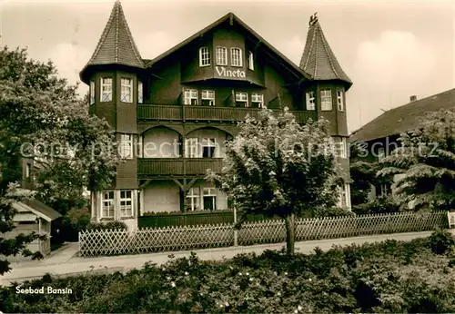 AK / Ansichtskarte Bansin_Ostseebad Villa Vineta Bansin_Ostseebad