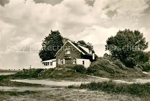 AK / Ansichtskarte Pretzsch_Elbe Faehrhaus und Gaststaette Pretzsch Elbe