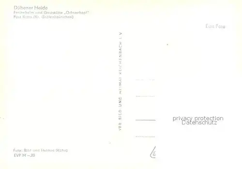 AK / Ansichtskarte Duebener_Heide Ferienheim und Gaststaette Ochsenkopf Duebener Heide