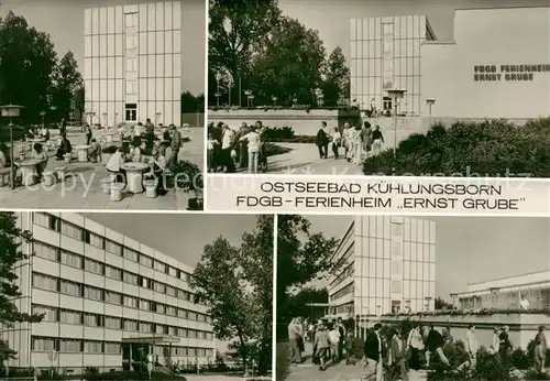 AK / Ansichtskarte Kuehlungsborn_Ostseebad FDGB Ferienheim Ernst Grube Kuehlungsborn_Ostseebad