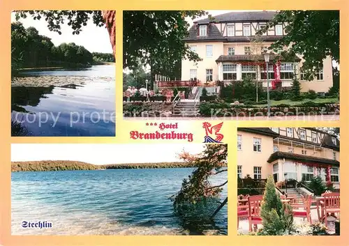 AK / Ansichtskarte Neuglobsow Hotel Brandenburg Stechlinsee Terrasse Neuglobsow