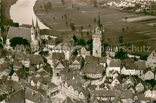 AK / Ansichtskarte Bad_Wimpfen Stadtmitte Fliegeraufnahme Bad_Wimpfen