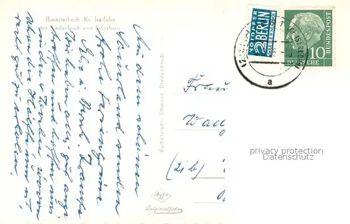 AK / Ansichtskarte Ihmerterbach mit Bredenbruch und Froensberg Fliegeraufnahme Ihmerterbach