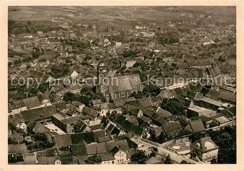 AK / Ansichtskarte Sangerhausen_Suedharz Fliegeraufnahme Sangerhausen Suedharz