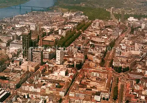 AK / Ansichtskarte Duesseldorf Stadtzentrum Fliegeraufnahme Duesseldorf