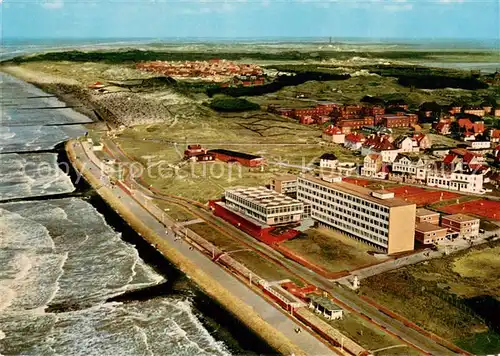 AK / Ansichtskarte Norderney_Nordseebad LVA Heim Fliegeraufnahme Norderney_Nordseebad