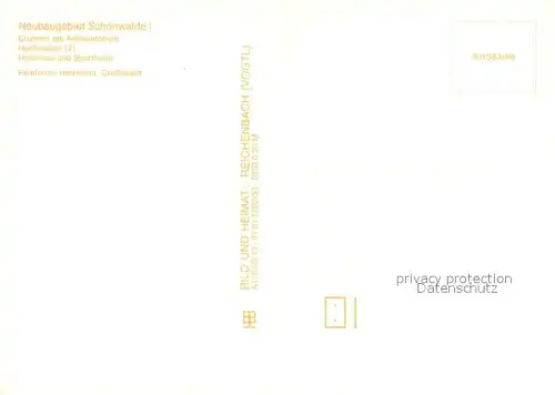 AK / Ansichtskarte Greifswald Neubaugebiet Schoenwalde Brunnen Hochhaeuser Sporthalle Greifswald