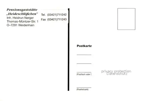 AK / Ansichtskarte Weidenhain Pensionsgaststaette Heideschloesschen Gaststaette Zimmeransicht Billardzimmer Baerensaeule Weidenhain