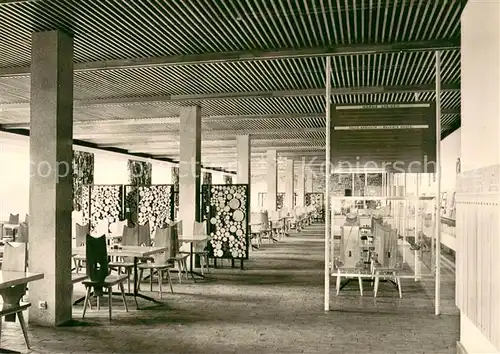 AK / Ansichtskarte Oberwiesenthal_Erzgebirge HOG Fichtelberghaus Selbstbedienungsrestaurant Oberwiesenthal Erzgebirge