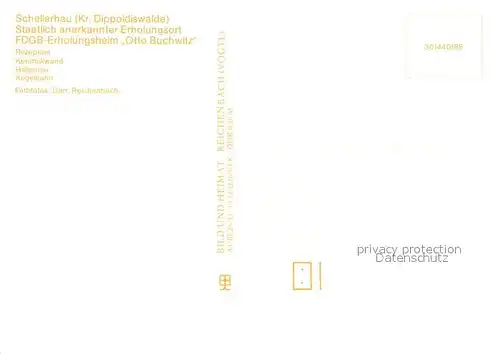 AK / Ansichtskarte Schellerhau FDGB Erholungsheim Otto Buchwitz Rezeption Keramikwand Hallenbar Kegelbahn Schellerhau