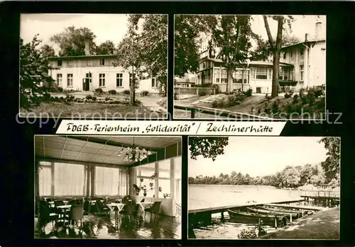 AK / Ansichtskarte Zechlinerhuette FDGB Ferienheim Solidaritaet Details Zechlinerhuette