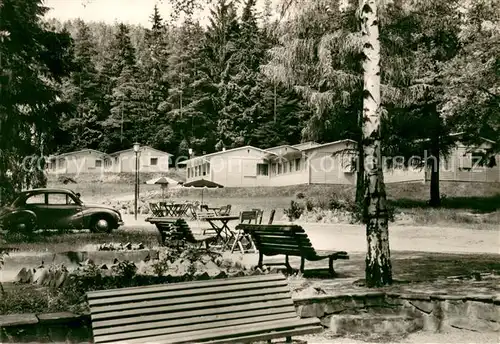 AK / Ansichtskarte Bucha_Poessneck FDGB Erholungsheim Aktivist Bungalows Bucha Poessneck