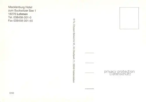 AK / Ansichtskarte Lohmen_Guestrow Mecklenburg Hotel Fliegeraufnahme Lohmen_Guestrow
