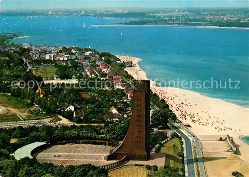 AK / Ansichtskarte Laboe Marine Ehrenmal Fliegeraufnahme Laboe