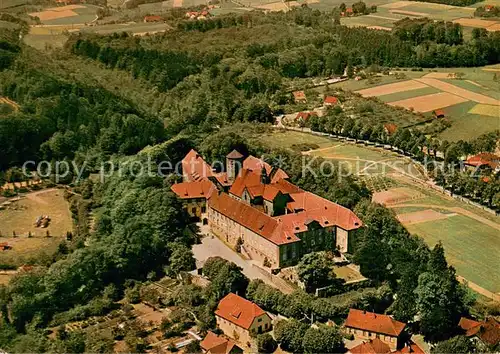 AK / Ansichtskarte Iburg_Bad Schloss Iburg Fliegeraufnahme Iburg_Bad