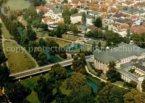 AK / Ansichtskarte Bad_Kissingen Regentenbau mit Rosengarten Fliegeraufnahme Bad_Kissingen