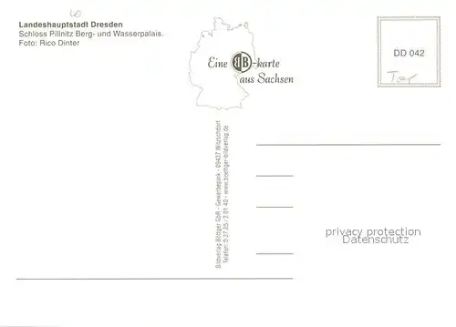 AK / Ansichtskarte Dresden Schloss Pillnitz Berg und Wasserpalais Fliegeraufnahme Dresden