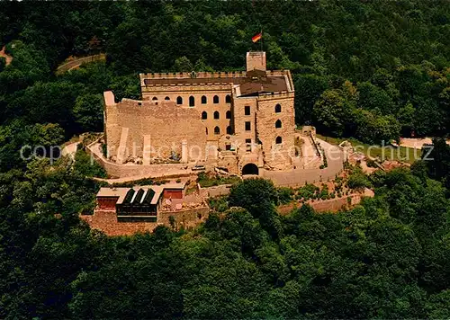 AK / Ansichtskarte Neustadt_Weinstrasse Hambacher Schloss Fliegeraufnahme Neustadt_Weinstrasse