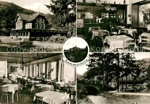 AK / Ansichtskarte Ruedesheim_Rhein Waldgasthof Pension Kammerburg Ruedesheim Rhein