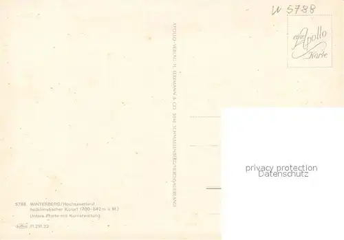 AK / Ansichtskarte Winterberg_Hochsauerland Untere Pforte mit Kurverwaltung Winterberg_Hochsauerland