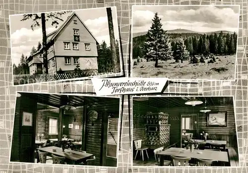 AK / Ansichtskarte Torfhaus_Harz Alpenvereinshuette Torfhaus Harz