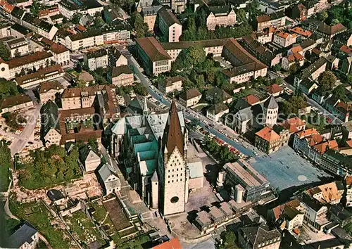 AK / Ansichtskarte Paderborn Fliegeraufnahme Dom Paderborn